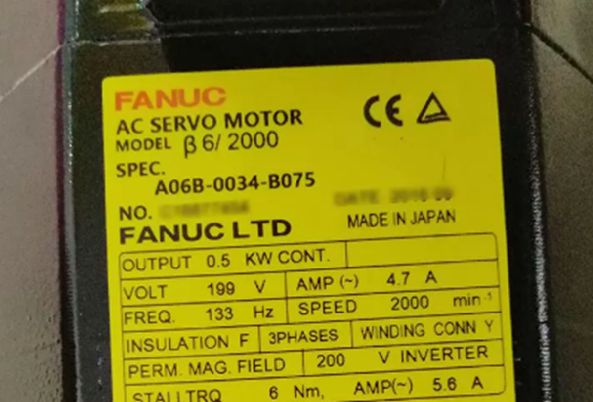 used FANUC A06B-0034-B075 - FANUC