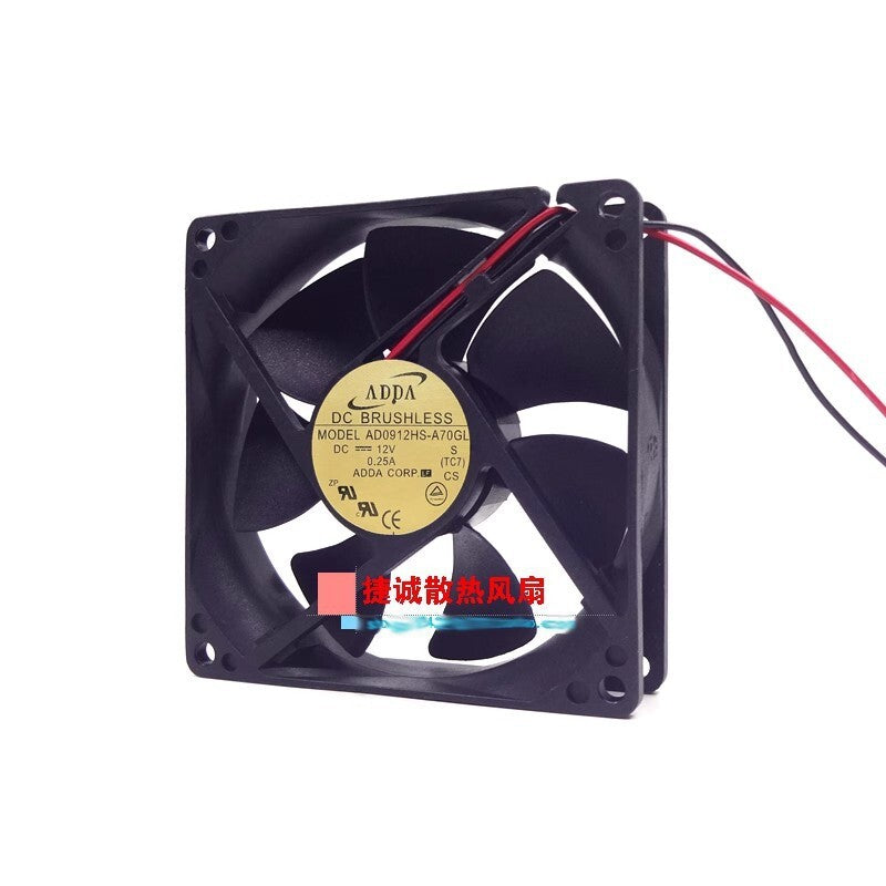 ADDA AD0912HS HB-A70GL 9CM 9225 DC12V 0.25A Power Supply Cooling Fan