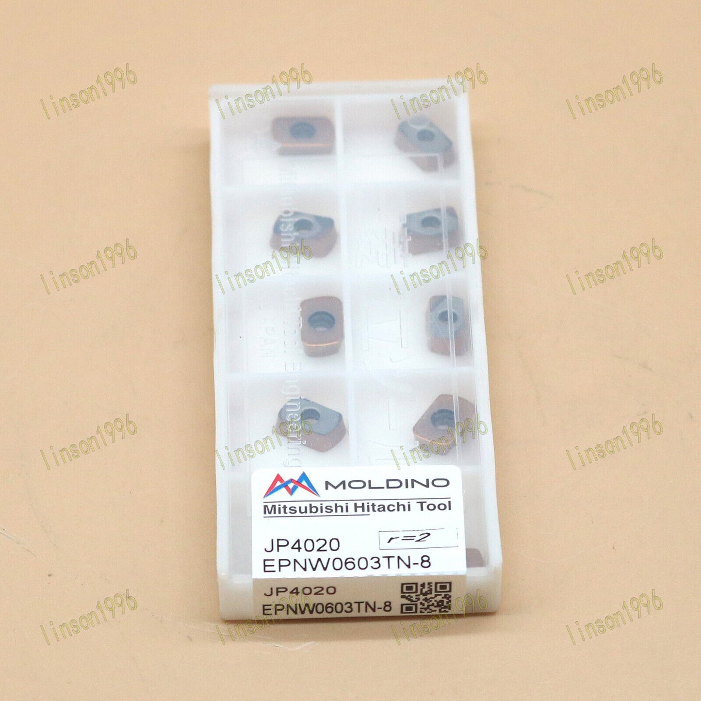 10-Piece Hitachi CNC Blade Set EPNW0603TN-8 JP4020 In Box - HITACHI