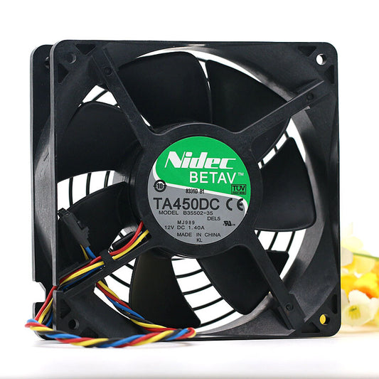 1pcs NIDEC B35502-35 1.40A 12038 12V Fan PWM Speed Control Cooling Fan