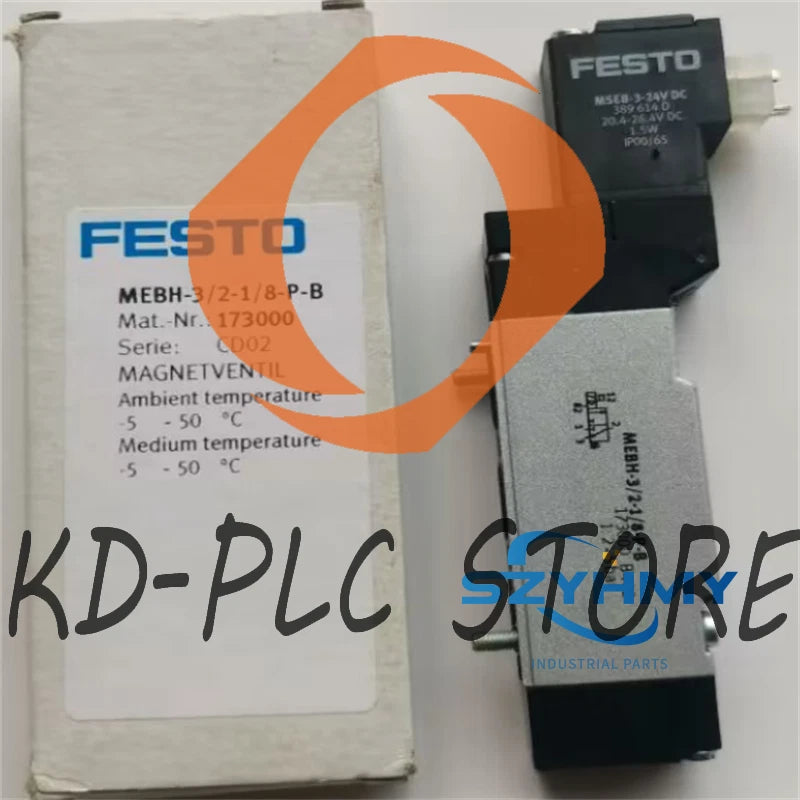 1PC FESTO MEBH-3/2-1/8-P-B 173000 Solenoid Valve