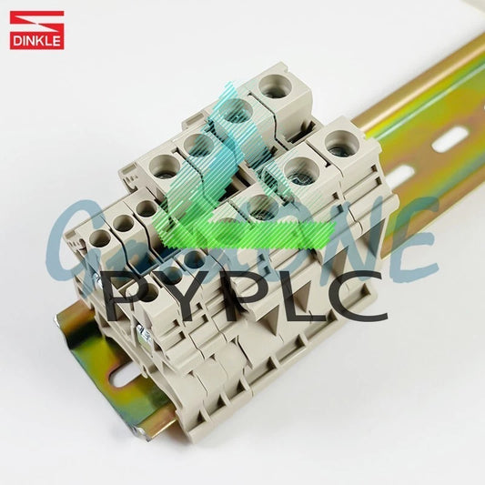 50PCS DINKLE DK4N-TF(5X20) Pure Copper Rail Terminal Block