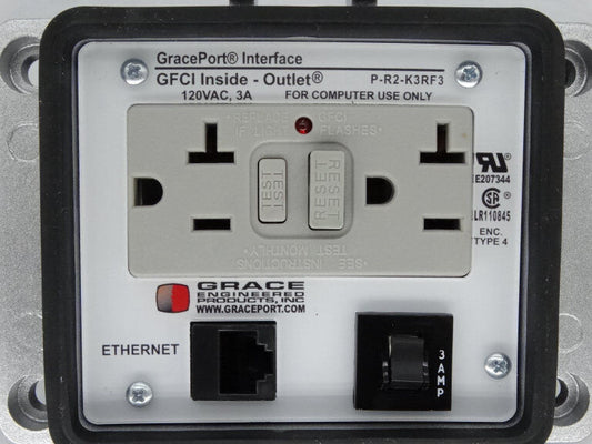 GRACE ENGINEERED PRODUCTS P-R2-K3RF3 RECEPTACLE - GRACE ENGINEERED PRODUCTS