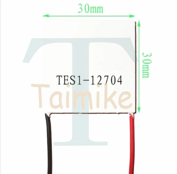 1PCS Slim TES1-12704 12V Heatsink TEC Thermoelectric Cooler Peltier 30mm*30mm