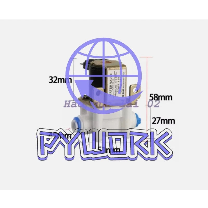 PURO-XD-12 Ice Maker Water Inlet Valve DC12V Solenoid Valve Ice Maker Accessory