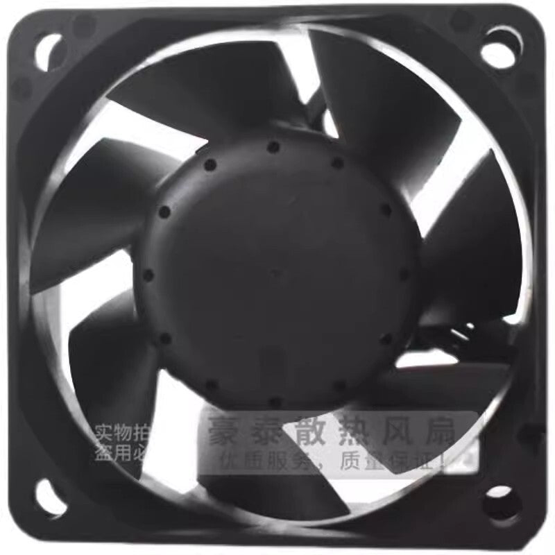 Delta AFB0612M 6025 DC12V 0.16A 3-Wire Dual Ball Mute Cooling Fan