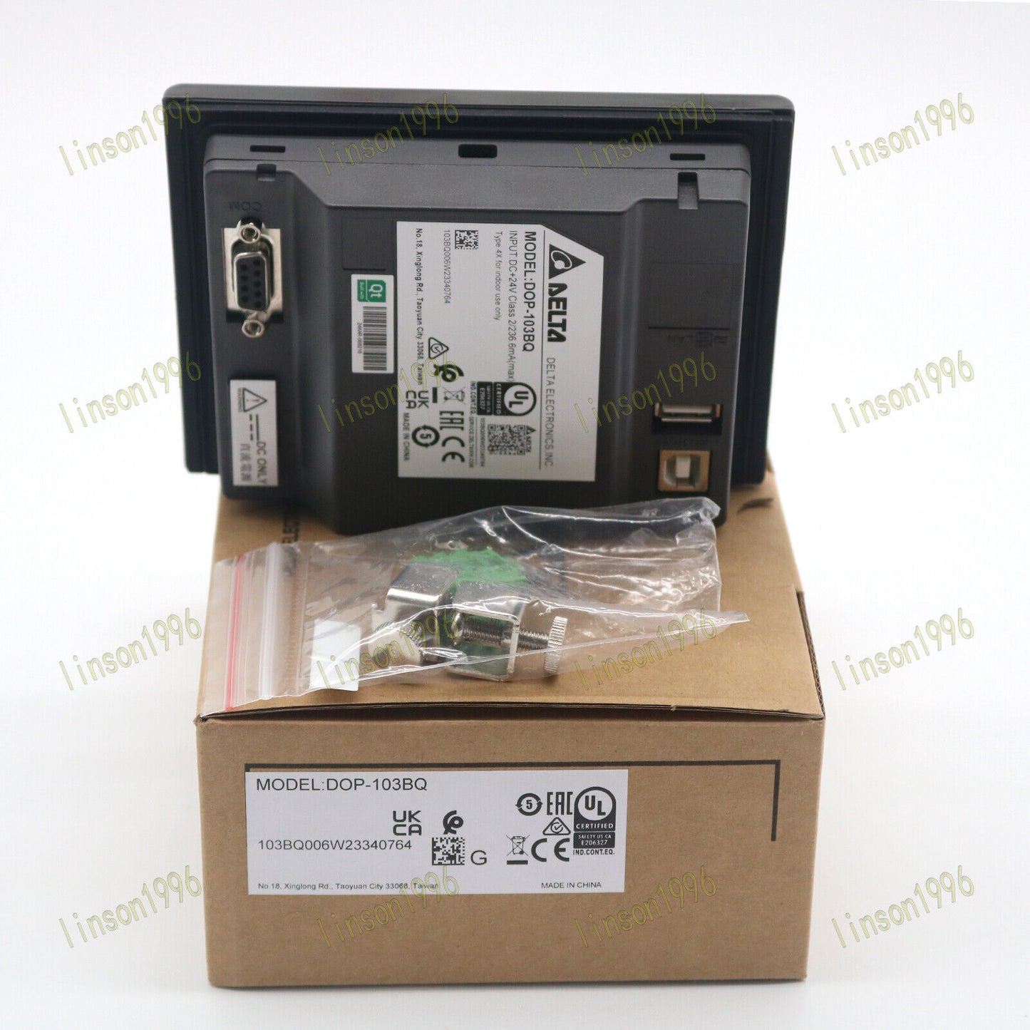 New Delta 1PC DOP-103BQ 4.3" HMI Touch Screen Operation Panel Ship - DELTA