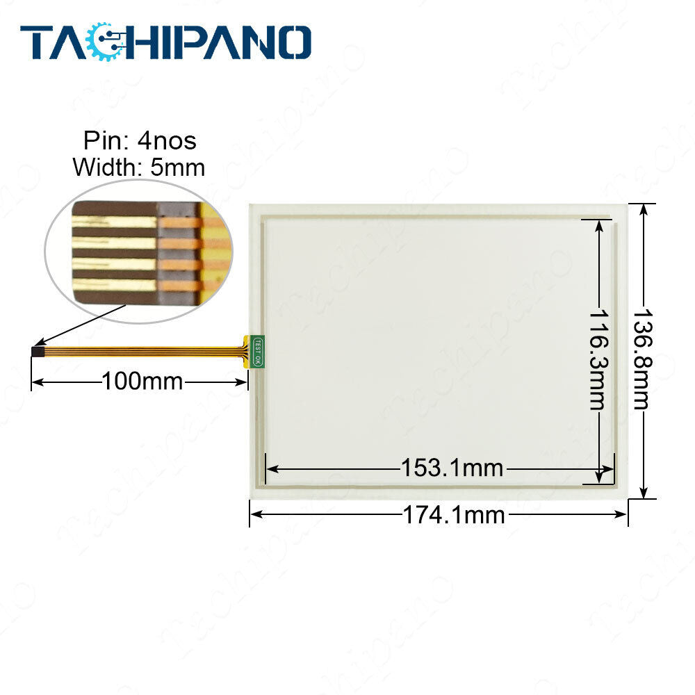 new 6AV6643-0CB01-1AX1 Plastic Case for 6AV6 643-0CB01-1AX1 Touch Screen with Film - PACOM