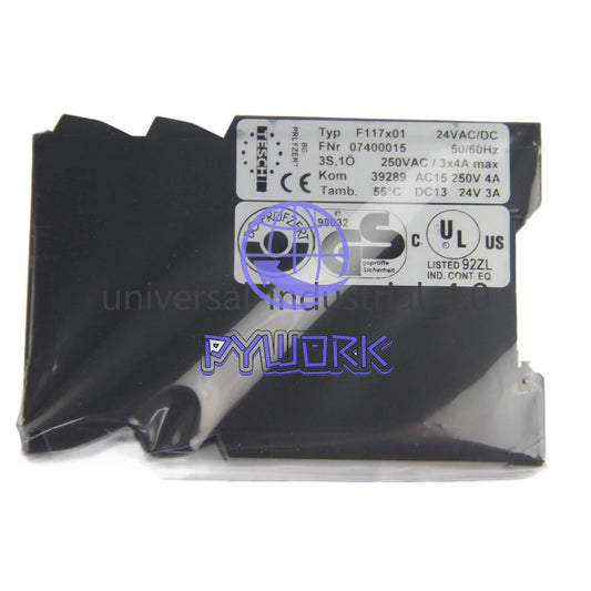 1PC TESCH Type F117X01 24VAC NO.07400015 Safety Relay 50/60Hz