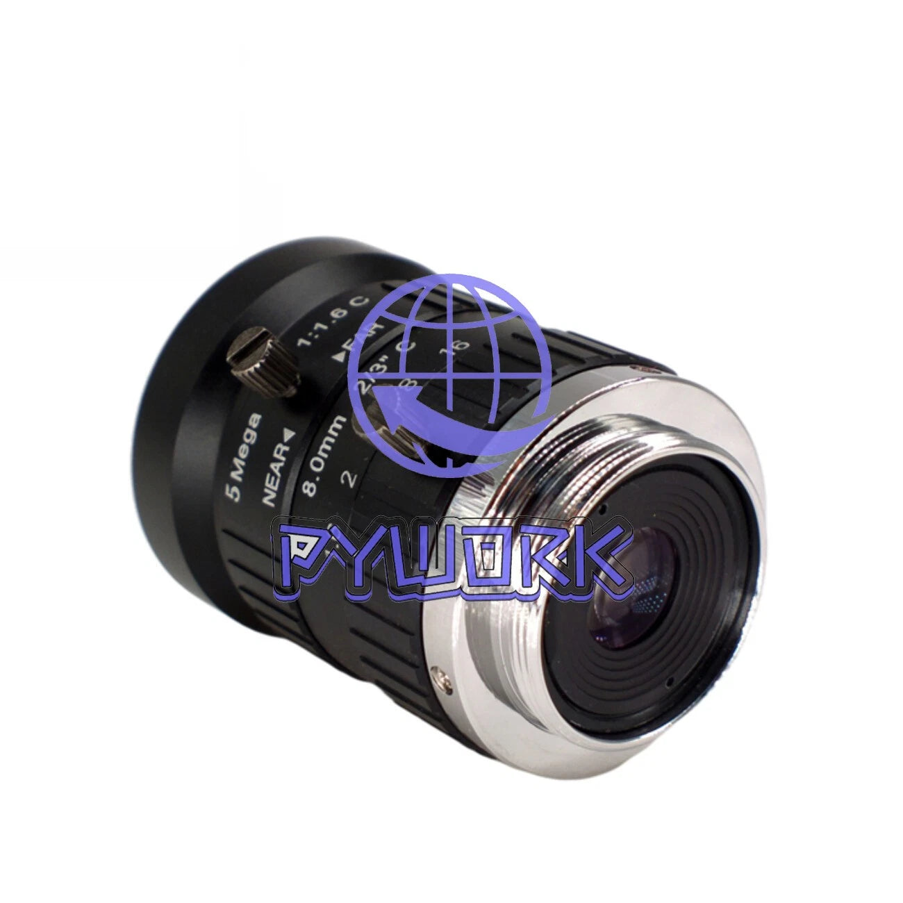5MP Industrial Camera Lens C Mount Machine Vision Surveillance Traffic 8mm 2/3"