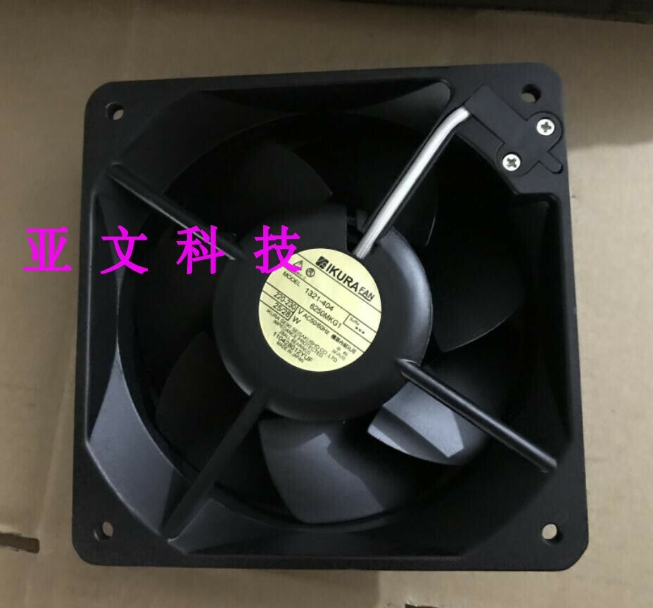 1pcs IKURA 1321-404 6250MKG1 220-230V 16CM metal leaf fan