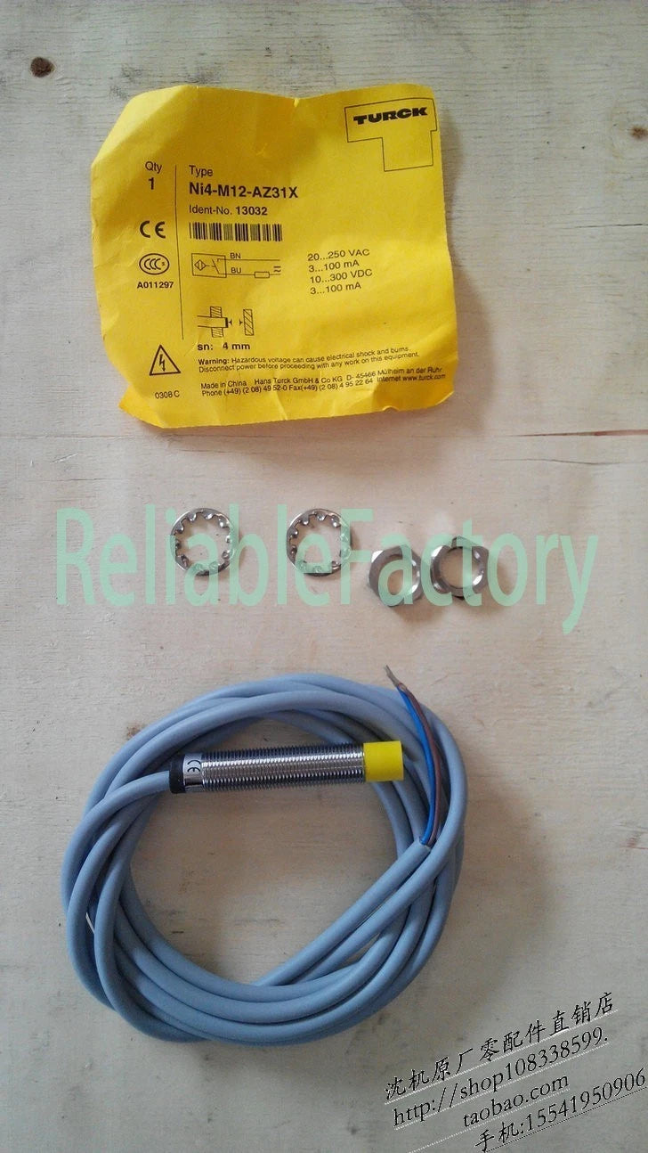 Turck Proximity Sensor Ni4-M12-AZ31X 13032 free shipping