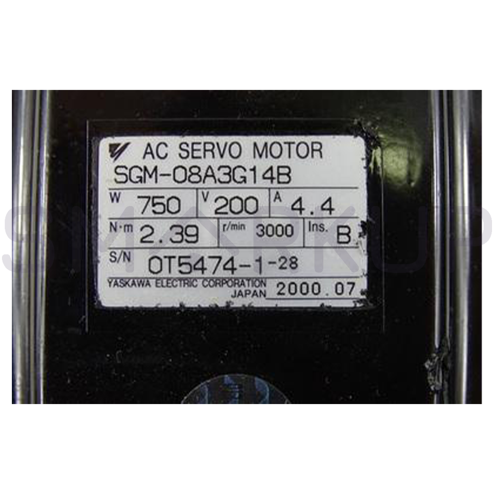 new YASKAWA SGM-08A3G14B Servo Motor