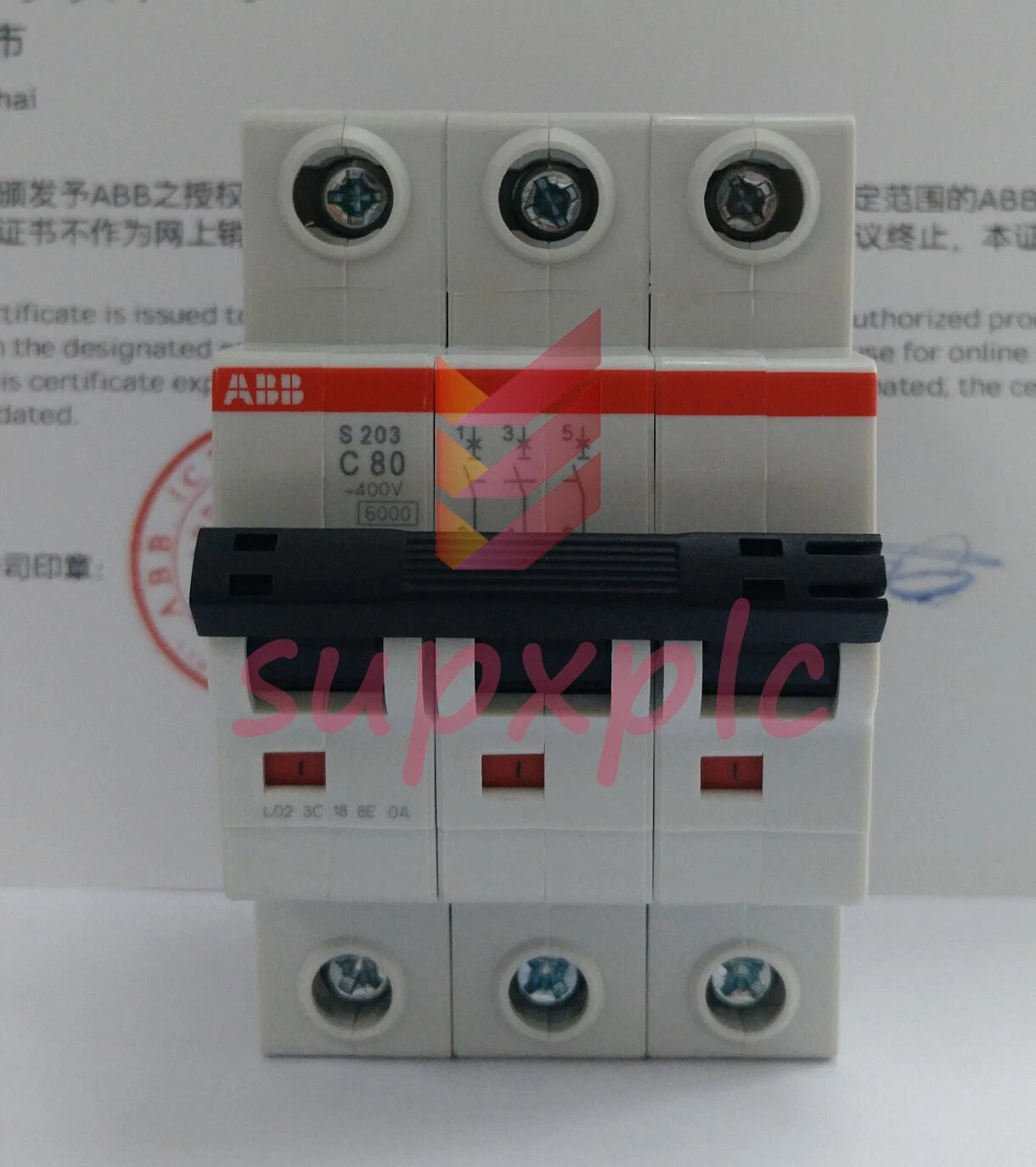 ABB Miniature Circuit Breaker 3P 80A S203-C80