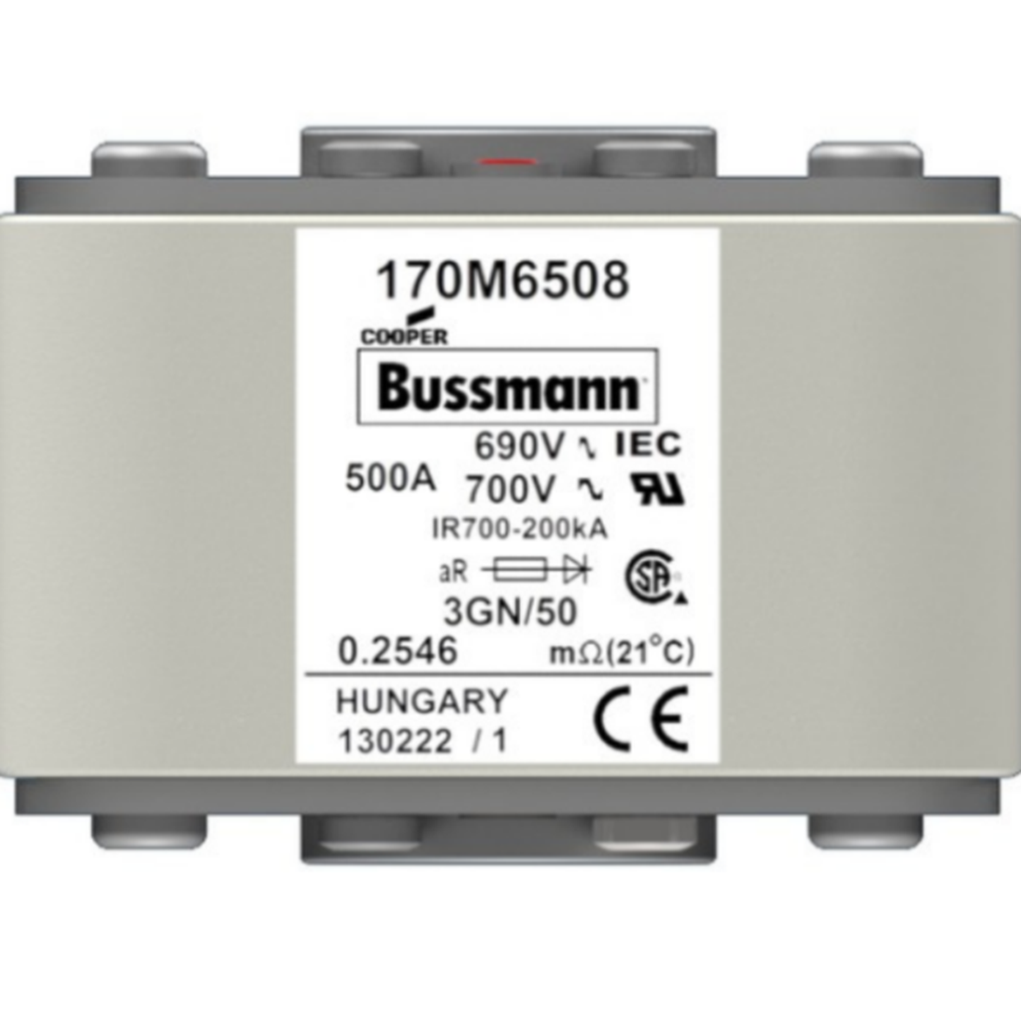 Bussman 170M6508 Fuse Holder | Bussman Fuse Holder 170M6508 | Bussman 170M6508 - BUSSMAN