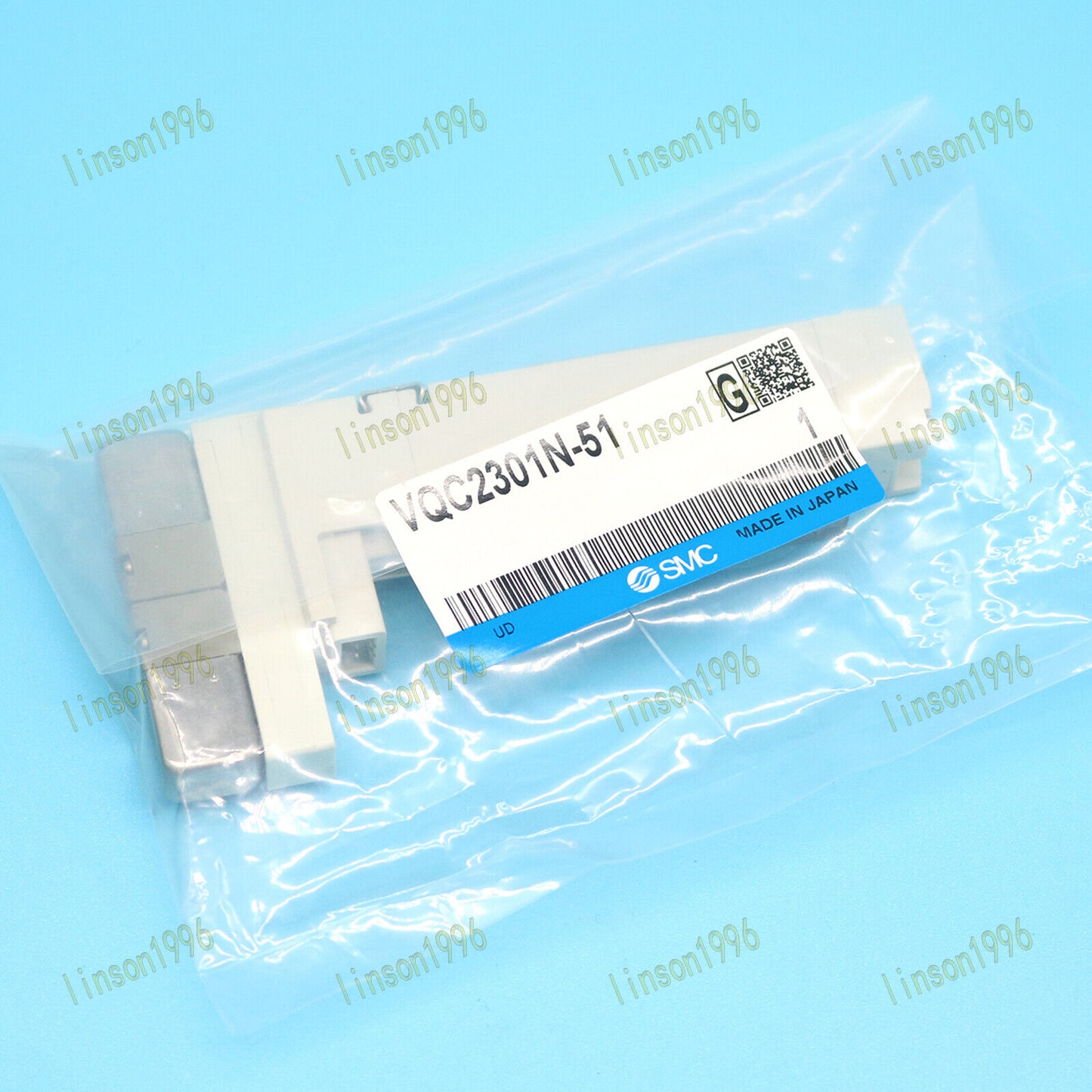 SMC VQC2301N-51 Solenoid Valve with 23/32 Inch Port Size and Stainless Steel Material for Industrial Applications - SMC