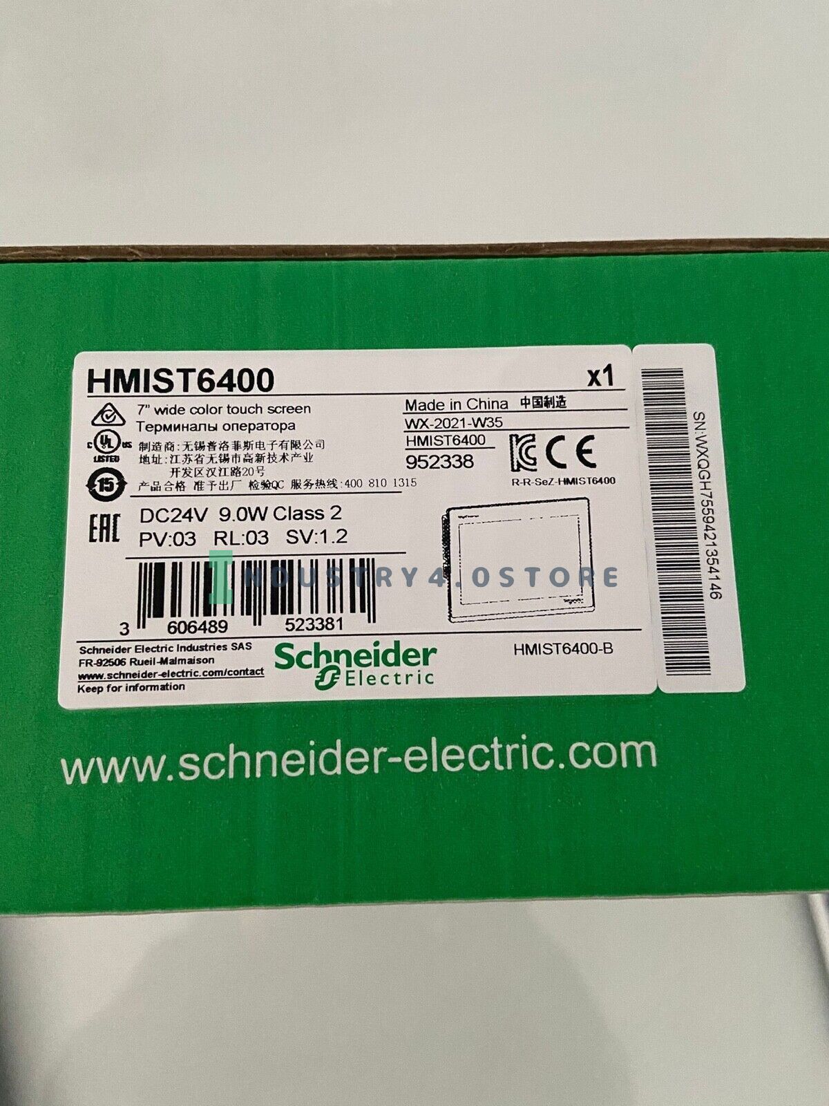 1PC New In Box Schneider HMIST6400 Touch Screen HMI - High-Definition Interactive Display - SCHNEIDER
