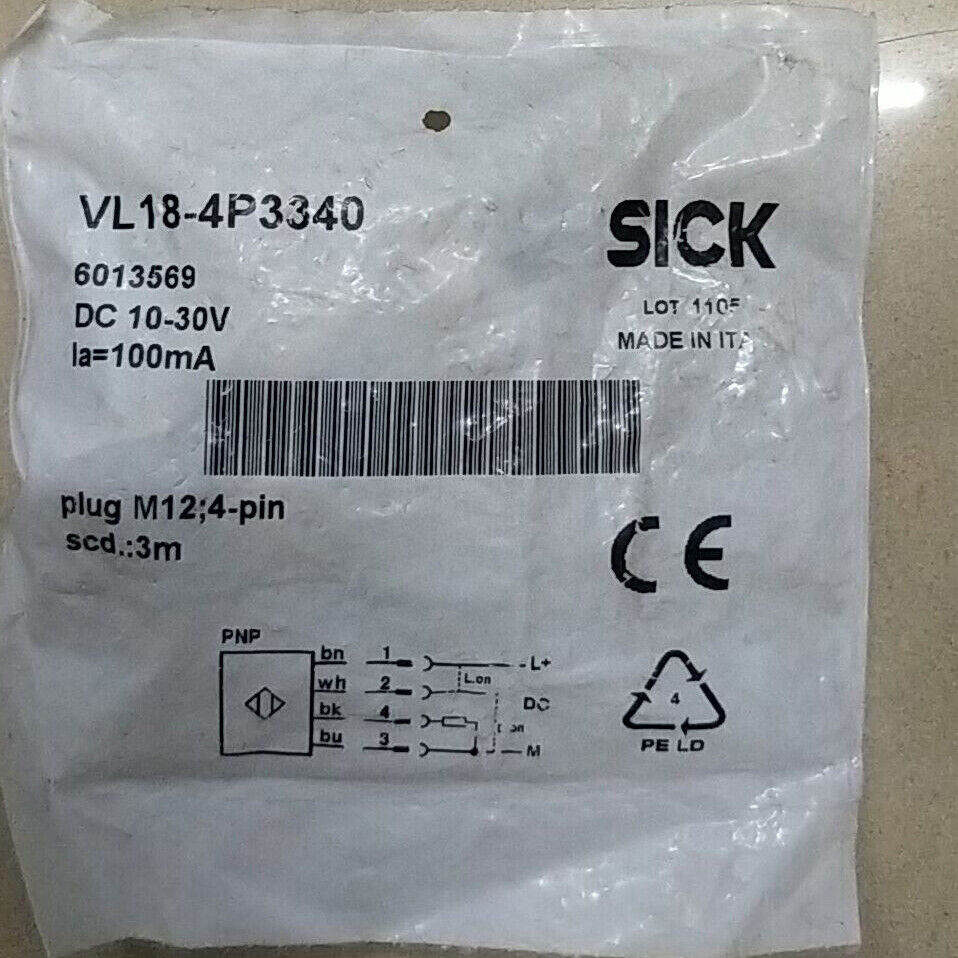ONE SICK Photoelectric Switch VL18-4P3340 - ONE SICK