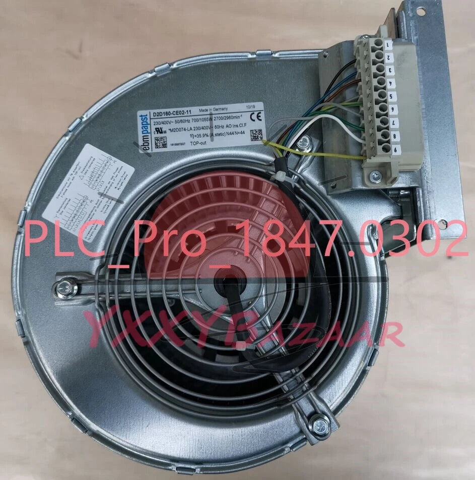 1Pcs ABB D2D160-CE02-11 Centrifugal Cooling Fan 230V 700W Fast delivery