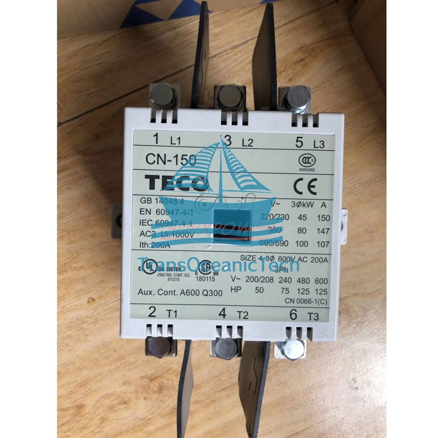 Teco CN-150 220Vac Contactor (1PCS)
