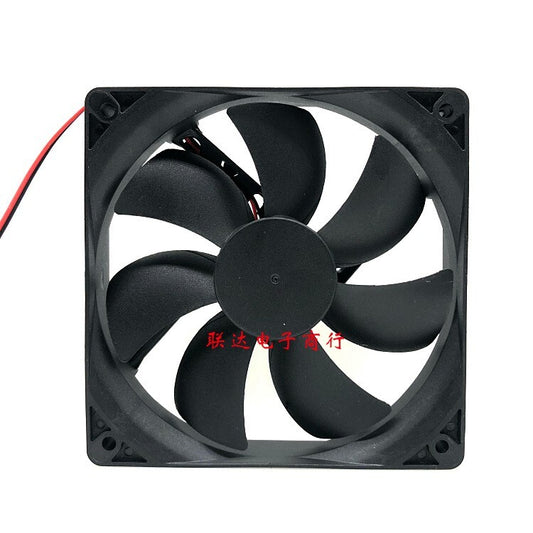HENGLIXIN HD1225B12M 12V 0.30A 2-wire cooling fan 12025