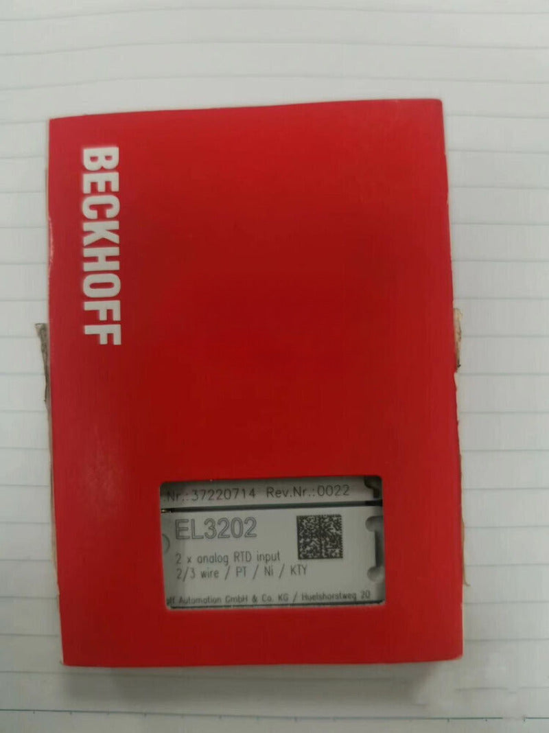 Beckhoff EL3202 Module in Box - BECKHOFF