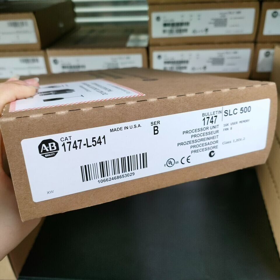 NEW FACTORY SEALED AB 1747-L541 SER B SLC 500 SLC CPU PROCESSOR MODULE - NEW FACTORY
