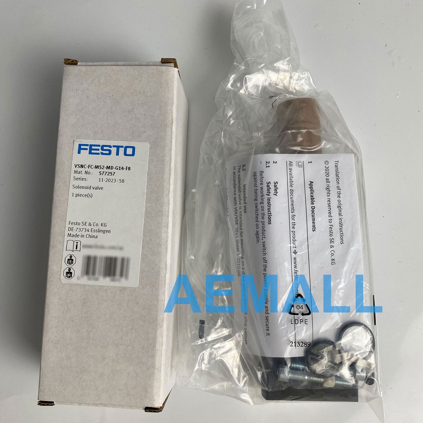 1pcs Festo VSNC-FC-M52-MD-G14-F8 577257 Solenoid Valve