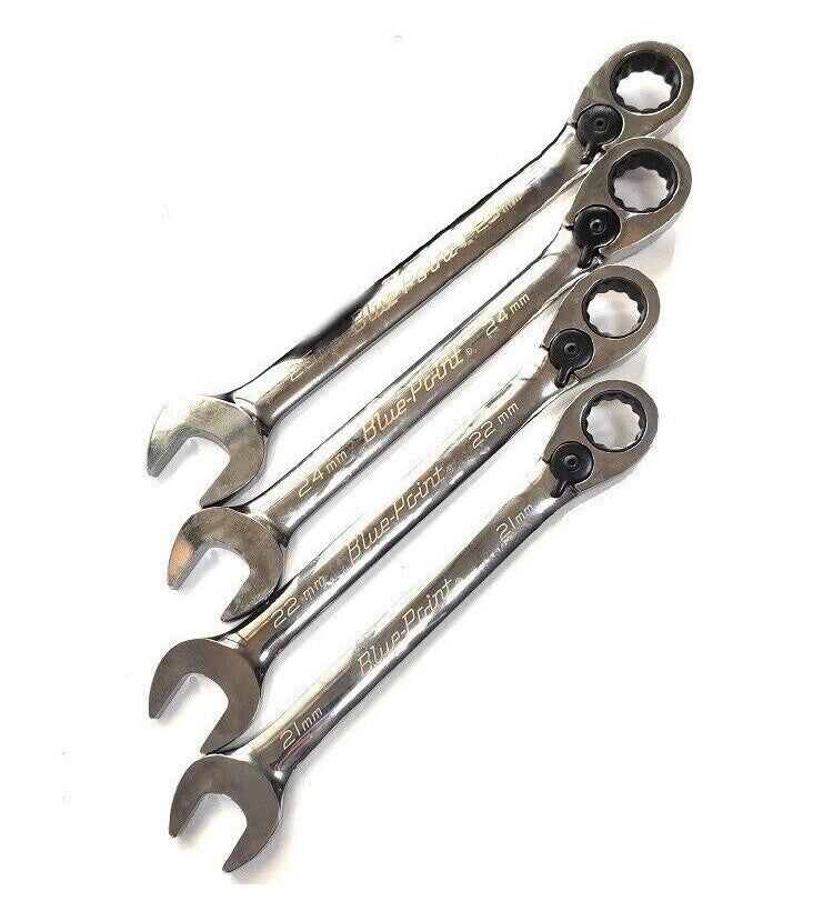 1Pcs Ratchet Spanner Set BOERM704 Blue Point 21 22 24 25mm