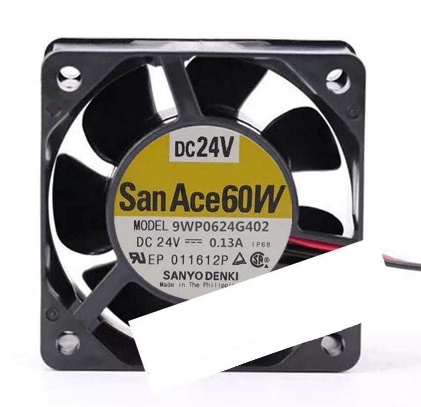 Sanyo 9WP0624G402 6025 6CM 24V 0.13A inverter cooling fan