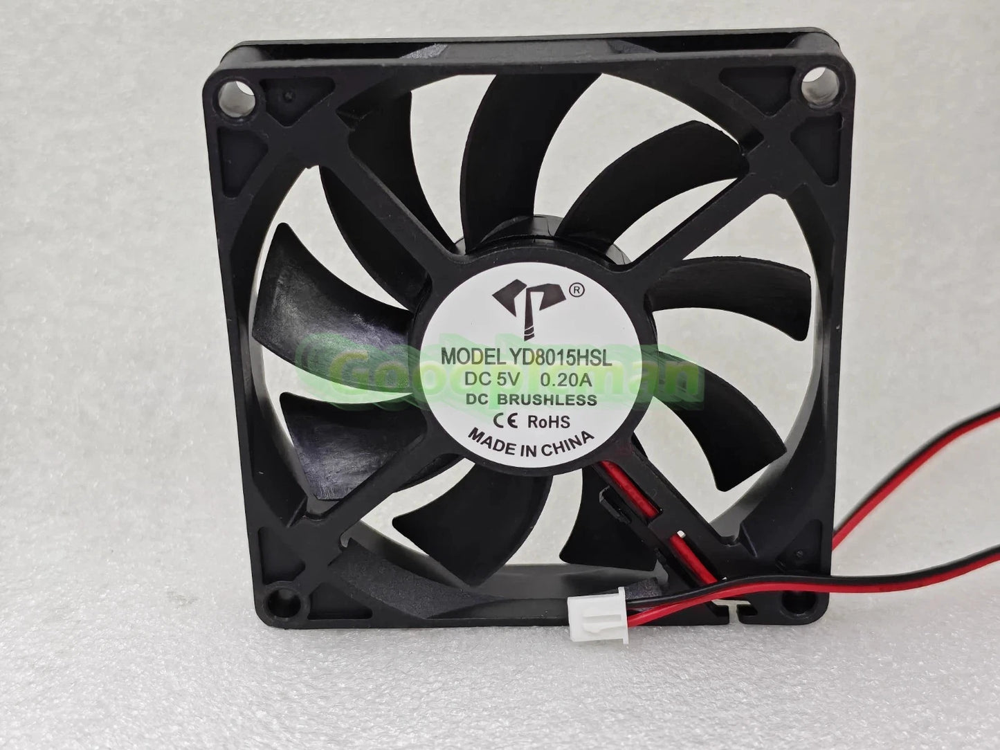 1 PCS DC brushless fan MODEL YD8015HSL DC5V 0.20A 8015 8CM 2 WIRE cooling fan