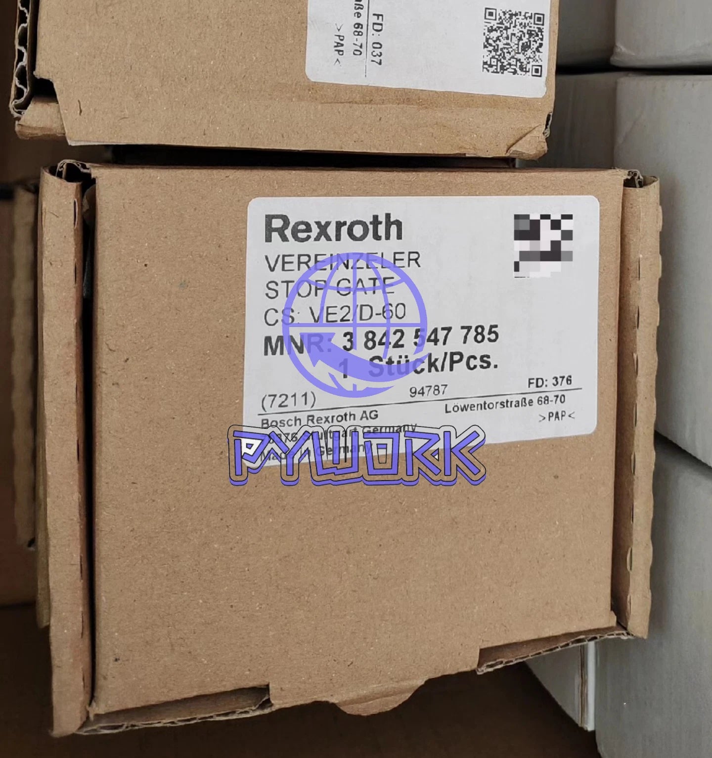 1PCS Rexroth 3842547785 VE2/D-60 Clang Stop Actuator Fast delivery