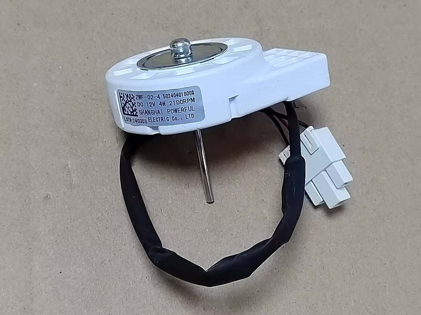 new 50240401000Q for Refrigerator Fan Motor ZWF-02-4 DC12V 4W 2100RPM