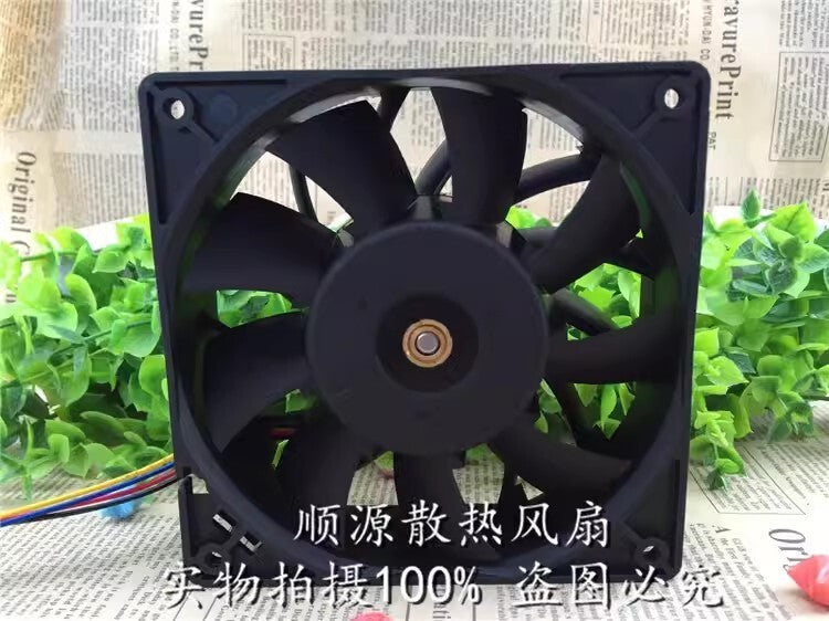 ADDA AS12024HB389100 12038 DC24V 2.10A 12CM 4-Wire Cooling Fan