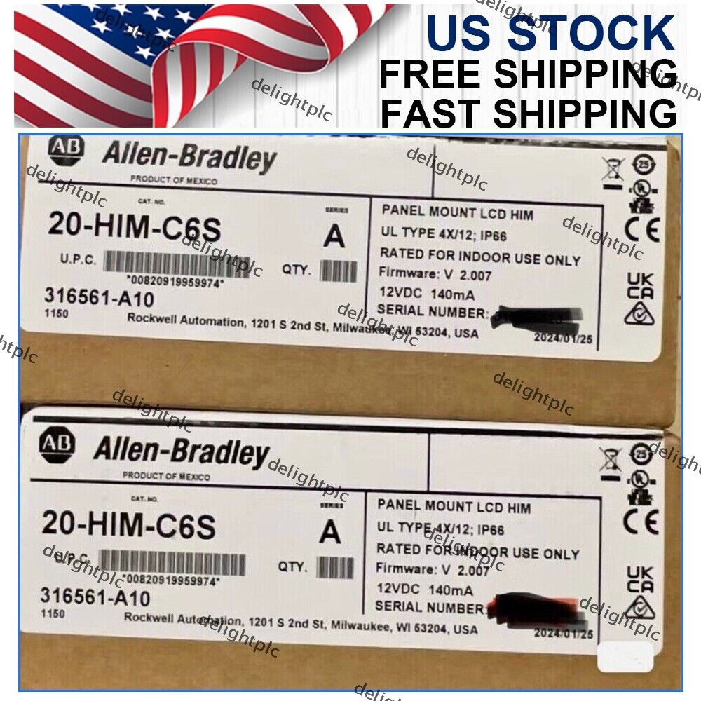Allen-Bradley 20-HIM-C6S Ser A Panel Mount LCD HIM AB 20 - ALLEN-BRADLEY