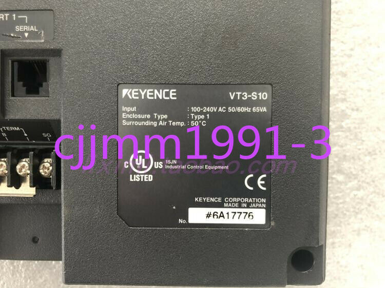 Keyence HMI VT3-S10 Touch Screen – Used PLC Controller - KEYENCE