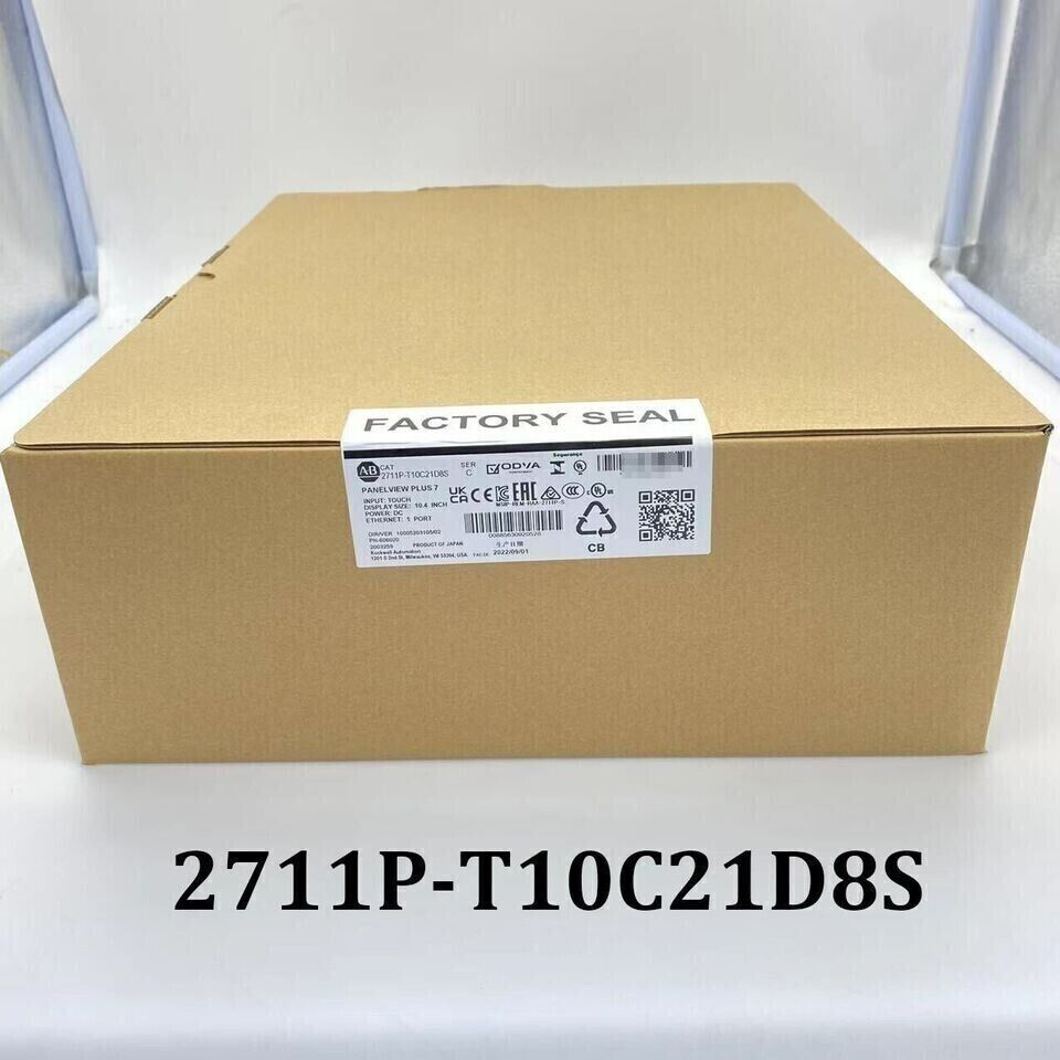 New Factory Sealed AB 2711P-T10C21D8S PanelView Plus 7 10" 2711PT10C21D8S New Factory Sealed - PANELVIEW
