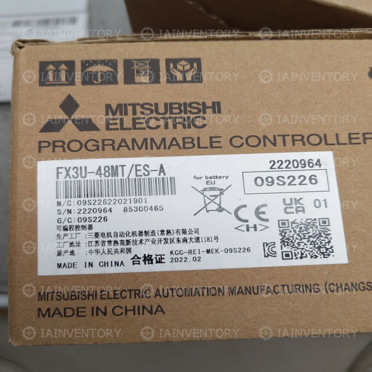 1PC Mitsubishi FX3U-48MT/ES-A Programmable Logic Controller PLC Fast Ship - MITSUBISHI