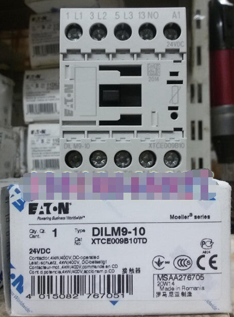 1PCS Eaton Moeller DILM9-10 XTCE009B10TD Contactor 24VDC