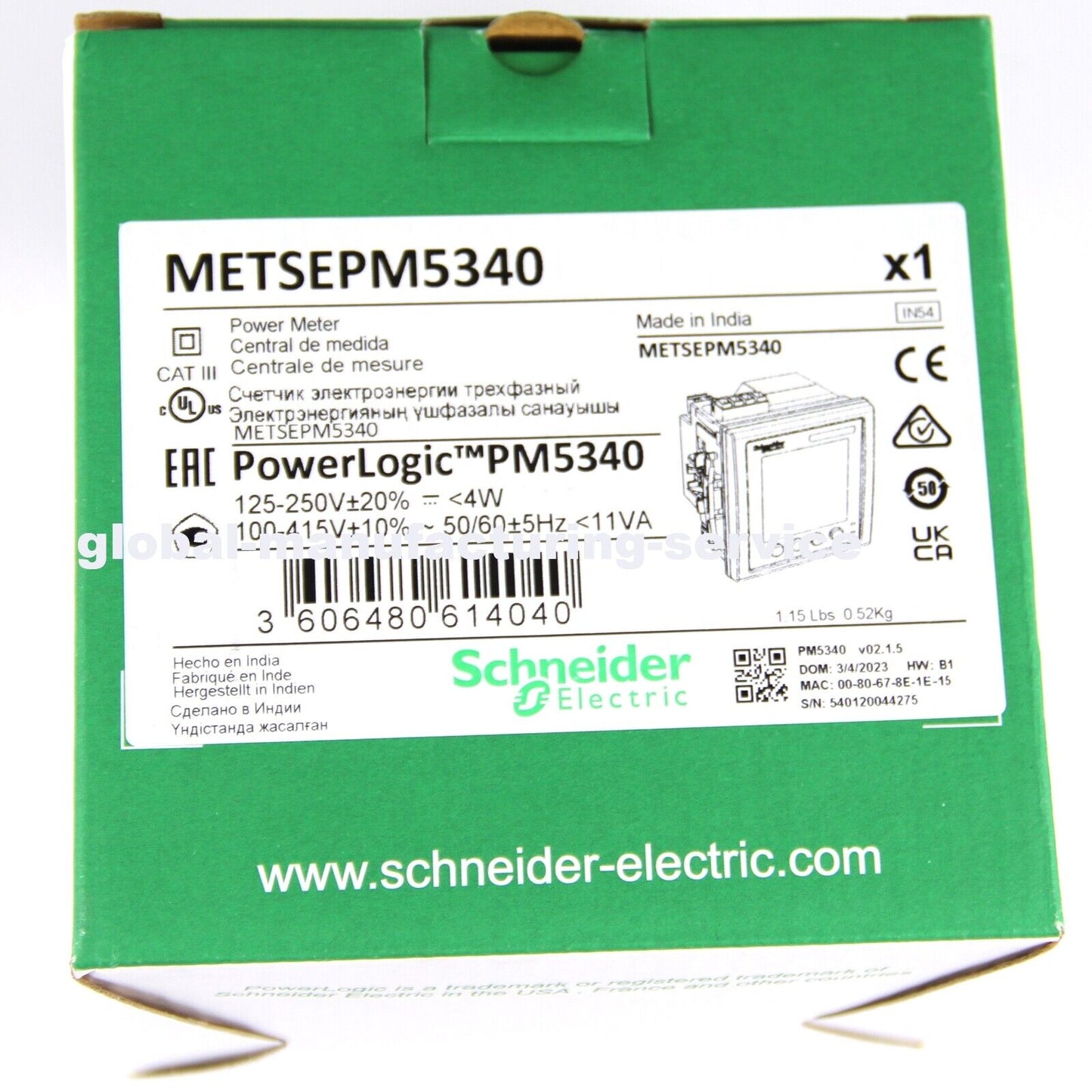Schneider Electric METSEPM5340 Power Meter - SCHNEIDER ELECTRIC