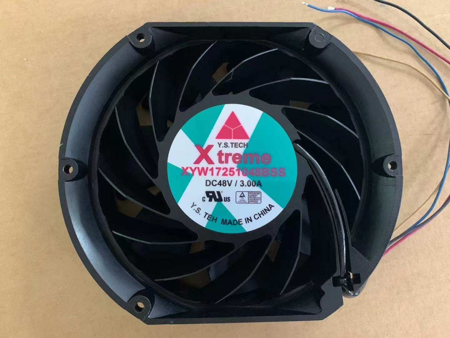 new 1pc XTREME XYW17251048BSS DC 48v/3.00A 17251 17CM 4-wire PWM fan