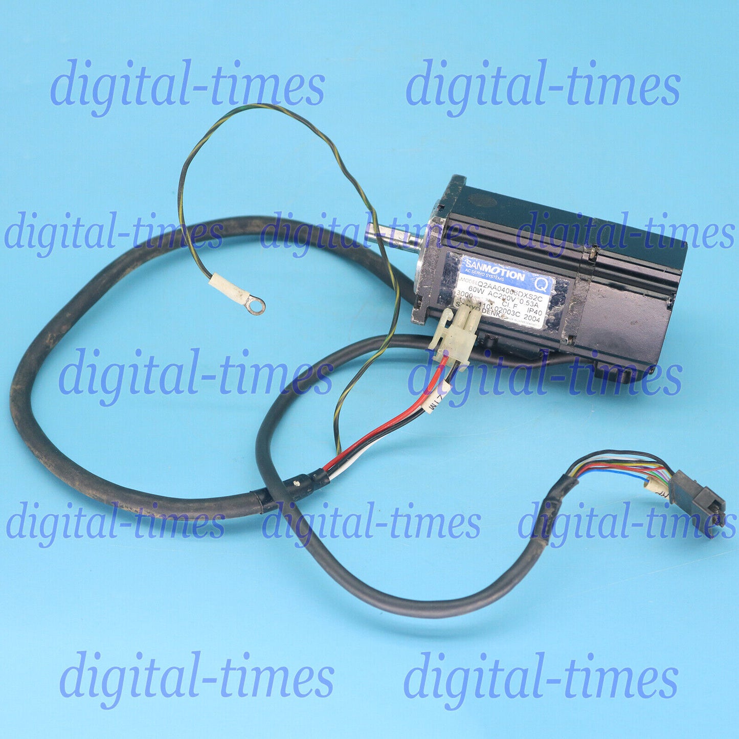 used One For SANYO Q2AA04006DXS2C 60W Servo Motor - SANYO