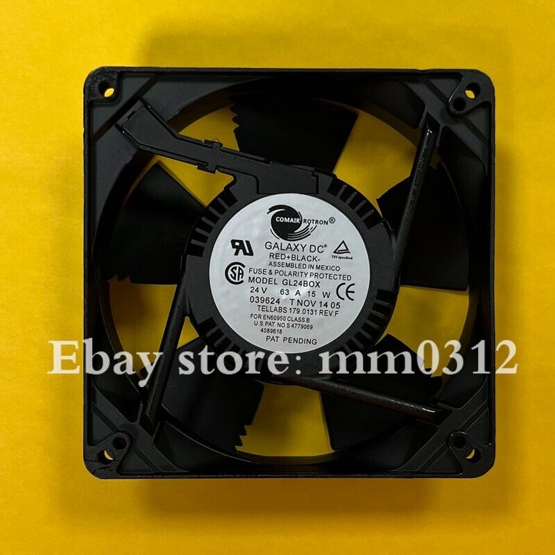 new 1pcs COMAIR GL24BOX 12738 24V 0.63A 15W 127x127x38mm cooling fan