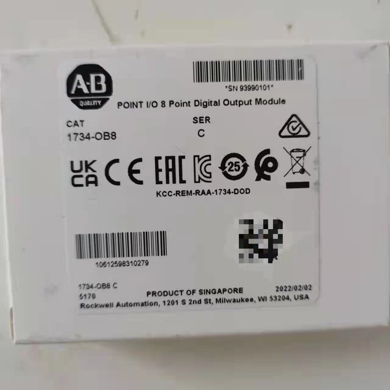 Allen-Bradley 1734-OB8 Digital Output Module 1734-OB8 US - ALLEN-BRADLEY