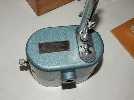Used Tastograph Measuring Device Metallwerker KG Meerane Vibration Meter - METALLWERKER KG MEERANE