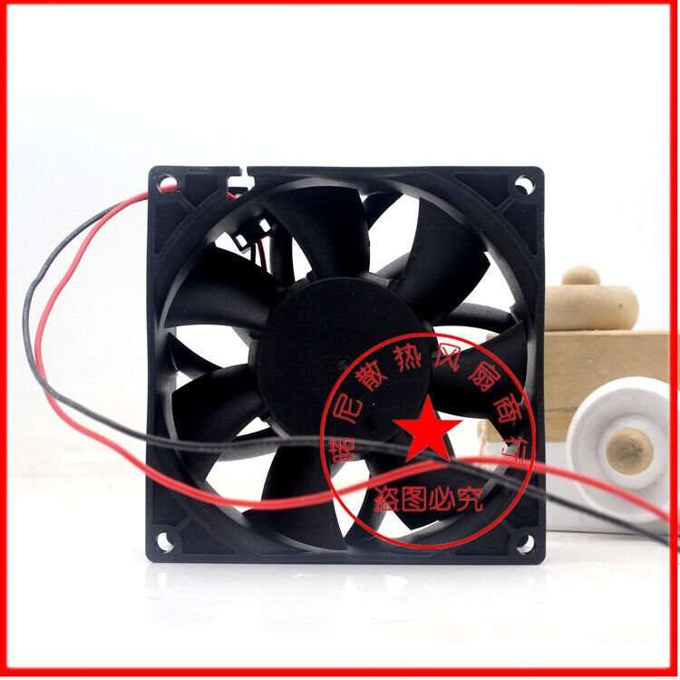 new RUNDA RD9238S24L-A 9238 9.2CM 24V 0.41A Inverter Cooling Fan 2-wire - RUDA