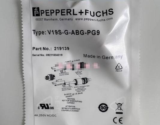 1PC Pepperl+Fuchs V19S-G-ABG-PG9 Connector Free Ship