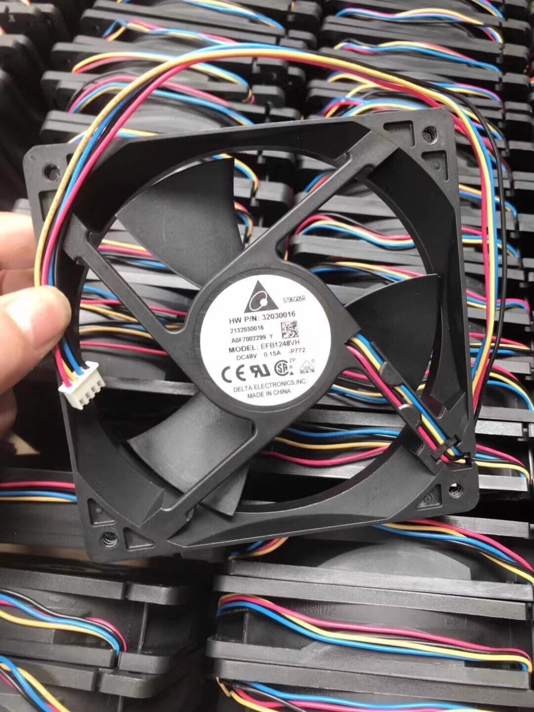 Delta EFB1248SH-R00 12025 48V 0.15A 4-Pin Silent Cooling Fan for S8505 Switches