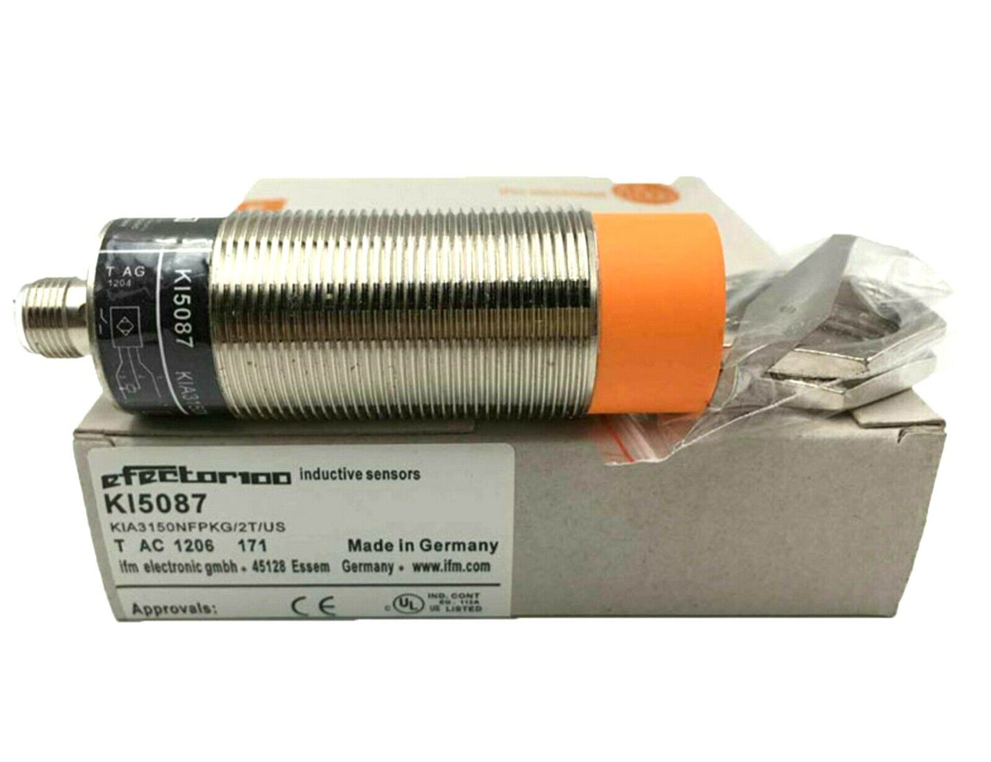 IFM KI5087 KIA3150NFPKG/AT/US Proximity Switch | IP67 | 1000V | 24V DC | 100% accurate | KIA3150NFPKG/AT/US Proximity Switch - KIA