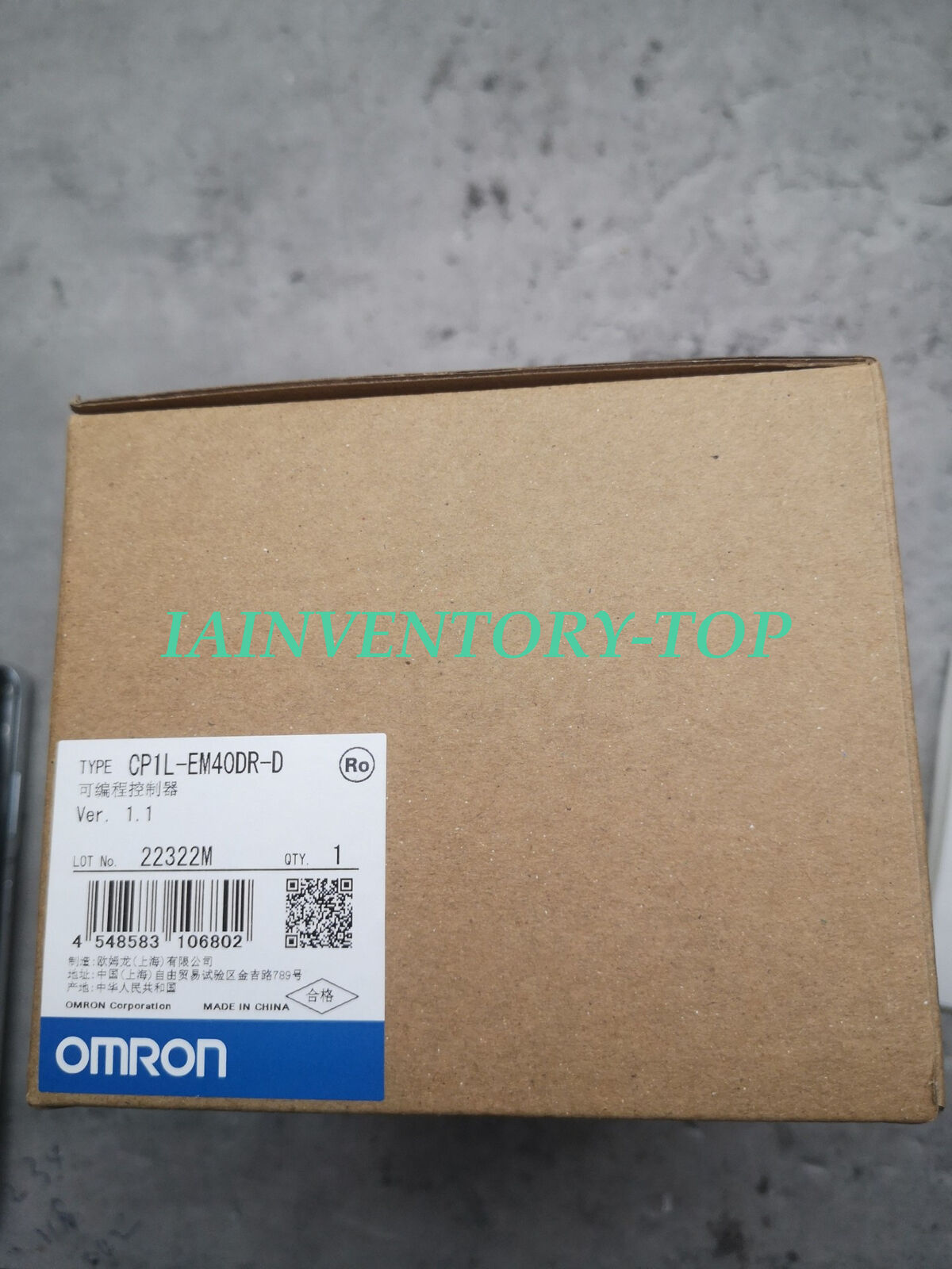 1 Piece New Box Omron PLC CP1L-EM40DR-D CP1LEM40DRD - OMRON PLC